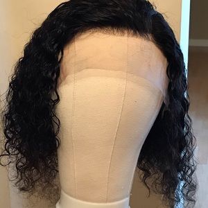 14” Water Wave Lace Frontal Wig
